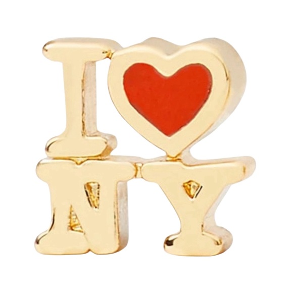 KATE SPADE I Love NY Stud Earrings NWT - Picture 2 of 6